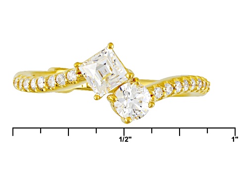 Tycoon For Bella Luce ® 1.23ctw White Diamond Simulant Eterno ™ Yellow Ring(.80ctw Dew) - Size 7