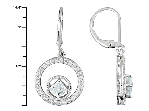 Tycoon For Bella Luce ® 2.04ctw Diamond Simulant Platineve® Earrings (1.36ctw Dew)