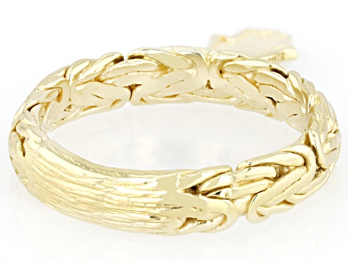 Artisan Collection of Turkey™ 18K Gold Over Silver Hamsa Hand Charm Ring - Size 7