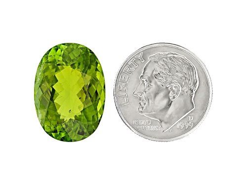 Green Tourmaline 18x13mm Oval 12.05ct
