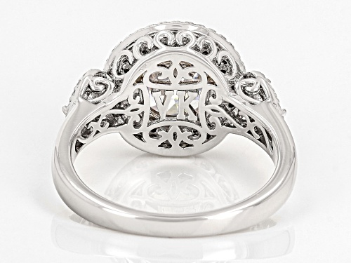 Vanna K™ Bella Luce® 6.84ctw White Diamond Simulant Platineve® Ring (4.14ctw DEW) - Size 12