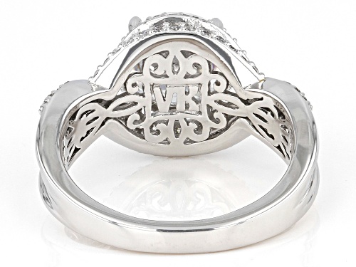 Vanna K ™ For Bella Luce ® 7.75ctw Vanna K Cut Round Diamond Simulant Platineve® Ring - Size 9