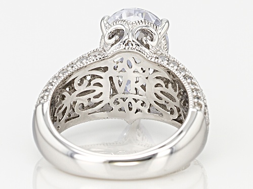 Vanna K ™ For Bella Luce ® 6.73ctw Platineve® Ring (4.46ctw Dew) - Size 9