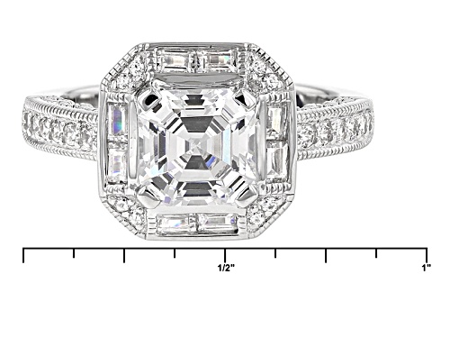 Vanna K ™ For Bella Luce ® 3.94ctw Platineve® Ring (2.66ctw Dew) - Size 8