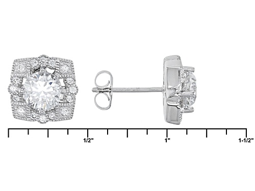 Vanna K ™ For Bella Luce ® 3.11ctw Diamond Simulant Platineve® Earrings  (2.00ctw Dew)