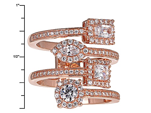 Vanna K ™ For Bella Luce ® 2.46ctw White Diamond Simulant Eterno ™ Rose Ring (1.59ctw Dew) - Size 7