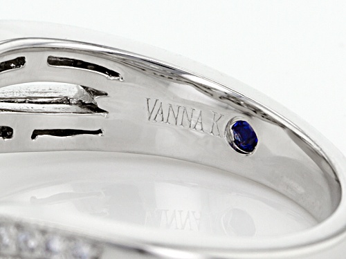 Vanna K ™ For Bella Luce ® 3.43ctw White Diamond Simulant Platineve® Ring (2.33ctw Dew) - Size 8