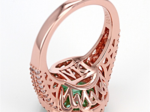 Vanna K™For Bella Luce®8.65ctw Ocean Dream Color & Diamond Simulants Eterno™ Rose Ring - Size 8