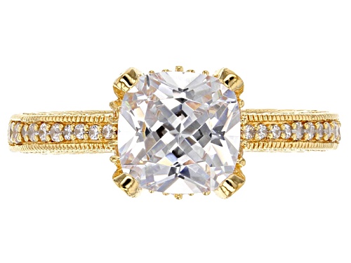 Vanna K ™ For Bella Luce ® 4.61ctw Diamond Simulant Eterno ™ Yellow Ring (2.63ctw Dew) - Size 8