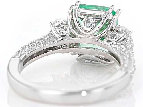 Vanna K ™ For Bella Luce ® 4.90CTW Ocean & Dream White Diamond Simulants Platineve® Ring - Size 10