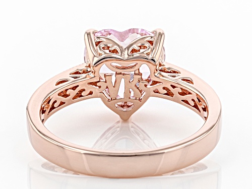 Vanna K™ For Bella Luce® 2.88ctw Lab Sapphire & White Diamond Smulant Eterno™ Rose Heart Shape Ring - Size 8