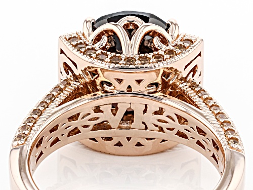 Vanna K ™ for Bella Luce ® 8.50ctw Mocha and Champagne Diamond Simulants Eterno® Rose Ring - Size 5