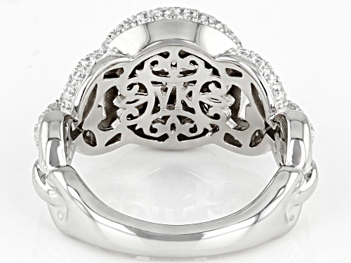 Vanna K For Bella Luce® 3.45ctw White Diamond Simulants Platineve® Ring (2.09ctw DEW) - Size 12