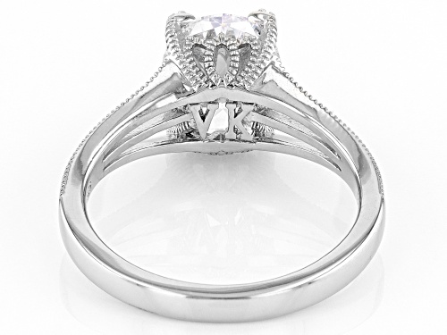 Vanna K for Bella Luce® 3.80ctw White Diamond Simulant Platineve® Ring (2.30ctw DEW) - Size 12