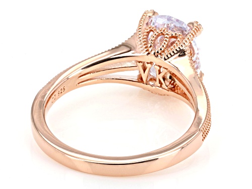 Vanna K for Bella Luce® 3.80ctw White Diamond Simulant Eterno® Rose Ring - Size 8
