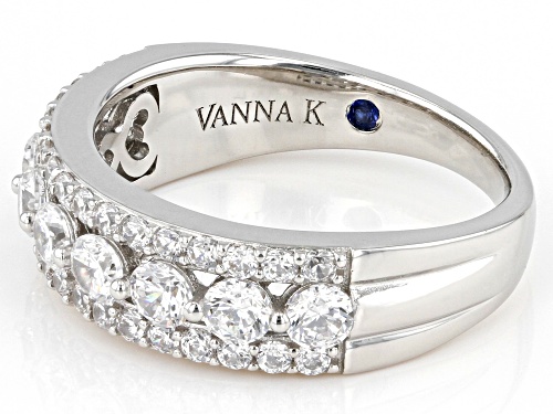Vanna K™ For Bella Luce® 2.44ctw White Diamond Simulant Platineve® Ring (1.47ctw DEW) - Size 10