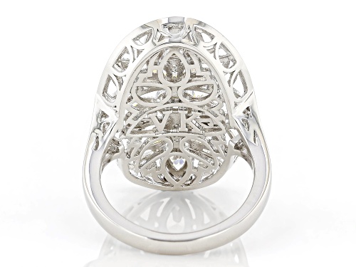 Vanna K™ For Bella Luce® 1.04ctw White Diamond Simulant Platineve® And Eterno™ Yellow Ring - Size 7