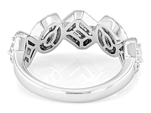 Vanna K™ For Bella Luce® 4.44ctw White Diamond Simulant Platineve® Ring - Size 8