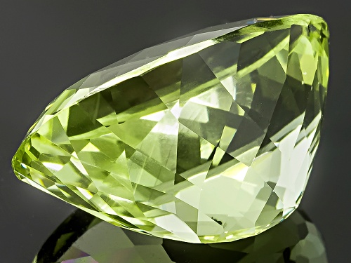 Brazilian Chartreuse Beryl 18.37ct 20.98x14.44x11.31mm Oval With Gemworld Report