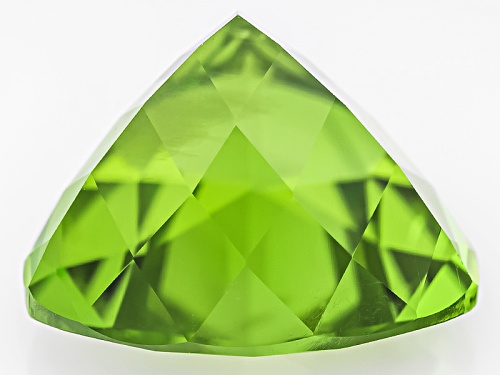 Pakistan Peridot 7.46ct 12.2x12.2mm Trillion