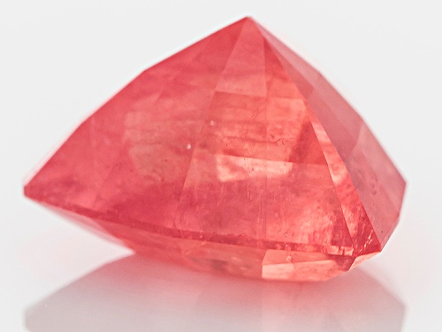 Sweet Home Mine Deep Pink Rhodochrosite 4.13ct 10x10mm Trillion With Gemworld Report