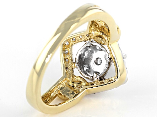 .75ctw Round White Diamond 10k Yellow Gold Ring - Size 8