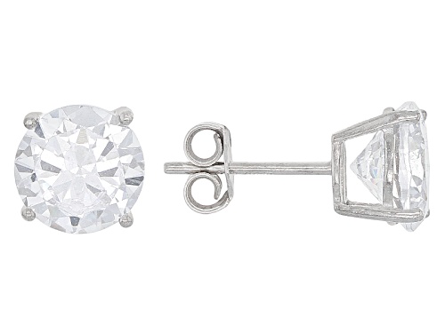 Bella Luce ® 14.36ctw Rhodium Over Sterling Silver Earrings- Set Of 2 (8.44ctw Dew)