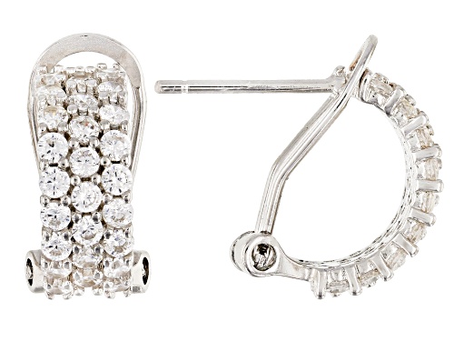 Bella Luce ® 5.67CTW White Diamond Simulant Eterno™Yellow & Rose & Rhodium Over Silver Earrings