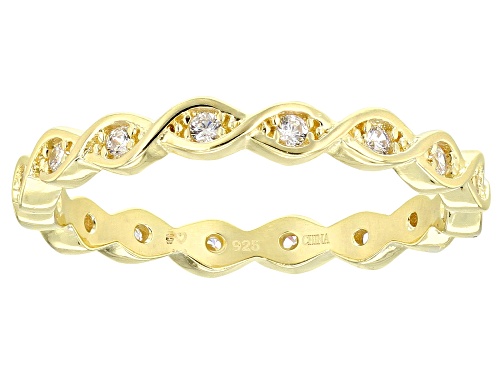 Bella Luce ® 7.59ctw White Diamond Simulant Eterno™ Yellow Band Rings - Set of 3 (4.74ctw DEW) - Size 6