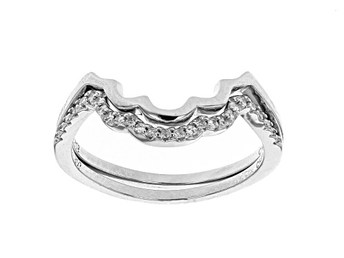 Bella Luce ® 2.69ctw Rhodium Over Sterling Silver Stackable Ring (1.08ctw DEW) - Size 7