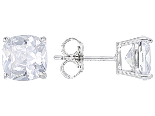 Bella Luce® 13.14ctw White Diamond Simulant Rhodium Over Silver Ring And Earrings Set(7.96ctw DEW)