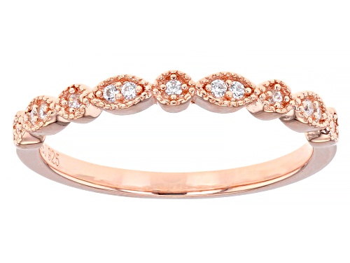 Bella Luce ® Esotica™ 4.24ctw Blush Zircon And White Diamond Simulants Eterno™ Rose Ring With Band - Size 9