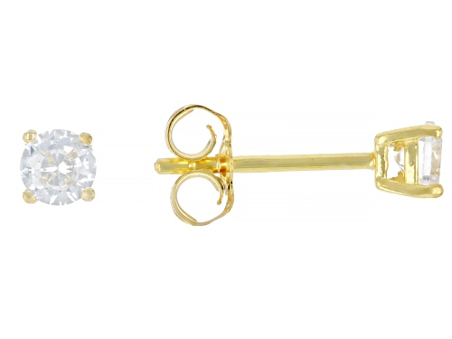 Bella Luce® 1.29ctw White Diamond Simulant Eterno™ Yellow Stud and Necklace Set with Box