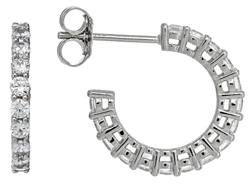 Bella Luce® 17.49ctw White Diamond Simulant Rhodium Over Silver Boxed Earring Set(10.60ctw DEW)