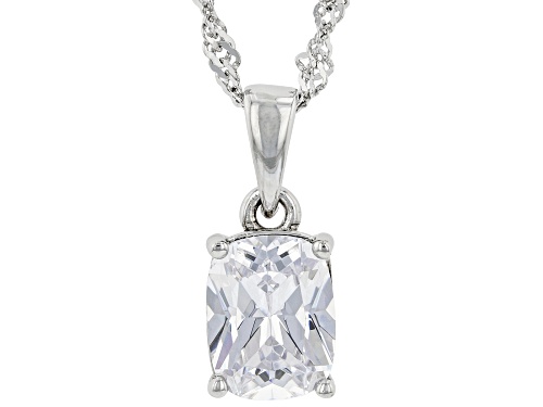 Bella Luce® 13.74ctw Platinum Over Silver Ring, Earrings, and Pendant With Chain Set (8.32ctw DEW)