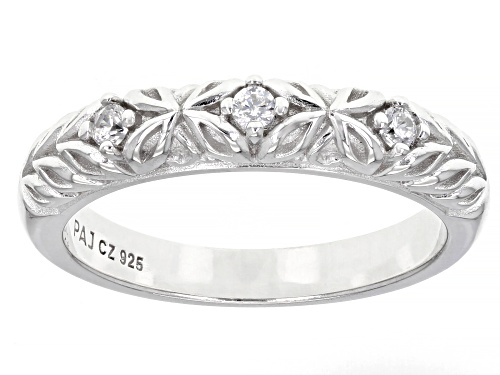 Bella Luce ® 4.57ctw Rhodium Over Sterling Silver Ring With Band (2.96ctw DEW) - Size 5
