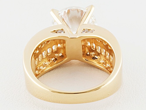 Bella Luce ® Dillenium Cut 8.51ctw Round & Baguette Eterno™ Yellow Ring - Size 10