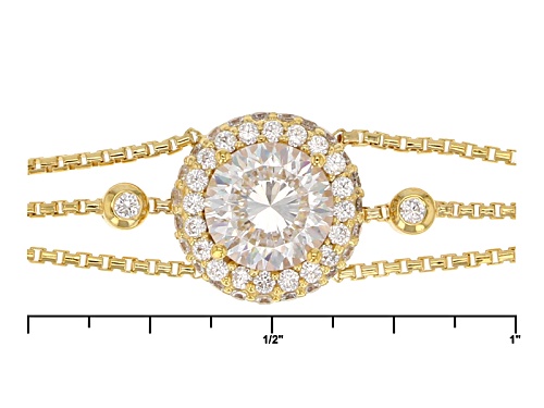 Bella Luce ® Dillenium Cut 3.21ctw Round Eterno ™ Yellow Bracelet (1.95ctw Dew) - Size 6.5
