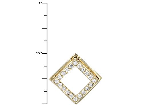 Bella Luce ® .20ctw 10k Yellow Gold Pendant With Chain (.10ctw Dew)