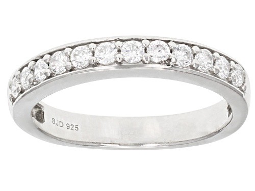 Bella Luce ® 9.25ctw Rhodium Over Sterling Silver Ring with Band (4.59ctw DEW) - Size 8