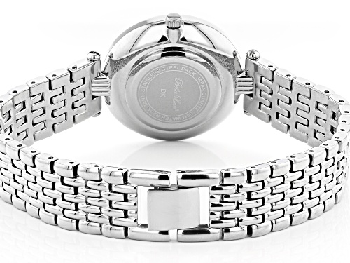 Bella Luce® Ladies 2.13ctw White Diamond Simulant Rhodium Over Brass Wrist Watch (1.00ctw DEW)