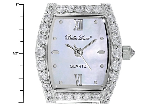 Bella Luce® Ladies Round Diamond Simulant 6.08ctw Sterling White Watch