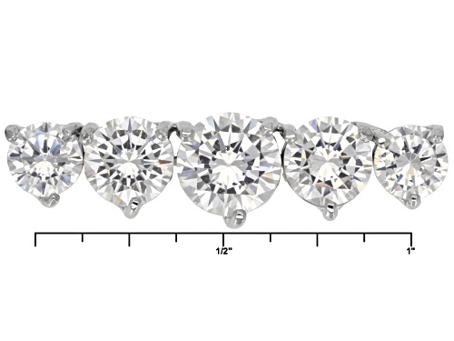 Bella Luce® Diamond Simulant Sliding Adjustable Rhodium Over Silver Necklace And Bracelet Set