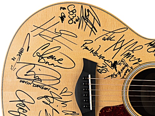 Back The Beat: 2018 CMA Fest Autographed Taylor Guitar