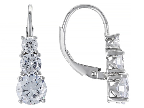 Bella Luce ® 6.50ctw Rhodium Over Sterling Silver Ring And Earrings Set