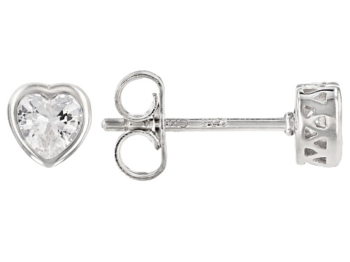 Bella Luce ® 2.75ctw Rhodium Over Sterling Silver Heart Ring And Stud Earrings Set (1.66ctw DEW)