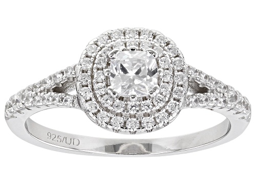 Bella Luce® 3.90ctw Diamond Simulants Rhodium Over Silver Rings. Set of 4 (2.36ctw DEW) - Size 10