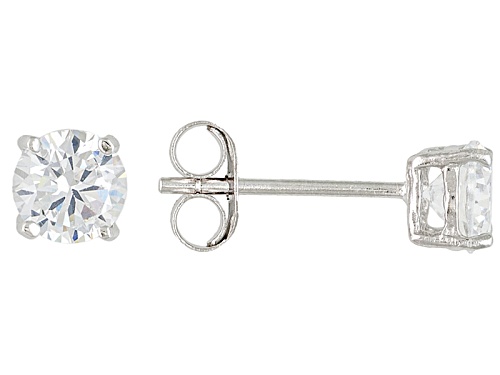 Bella Luce ® 62.00ctw Round Rhodium Over Sterling Silver Earrings, Bracelet And Necklace Set