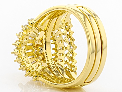 Bella Luce® 5.80ctw Eterno™ Yellow Ring With Guard - Size 11