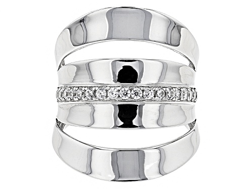 Bella Luce ® 0.35ctw Rhodium Over Sterling Silver Ring - Size 7